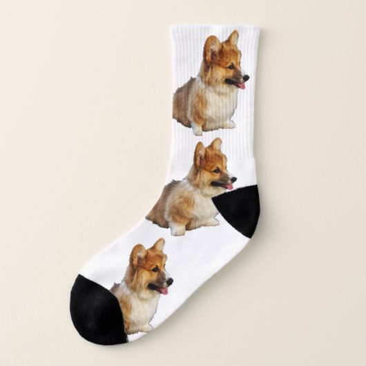私はコーギーを愛します ソックス (右内側)