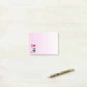 私はコーギーを愛します ポストイット (デスク上)