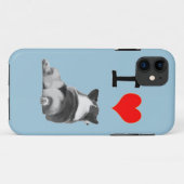 私はコーギーを愛します Case-Mate iPhoneケース (裏面(横))