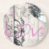 私はコースターを紙やすりで磨きます コースター (正面)