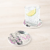 私はコースターを紙やすりで磨きます コースター (側面)