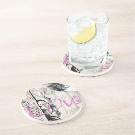 私はコースターを紙やすりで磨きます コースター