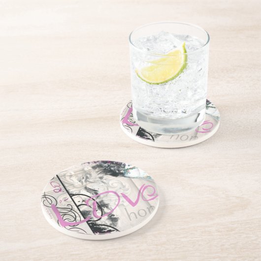 私はコースターを紙やすりで磨きます コースター (側面)