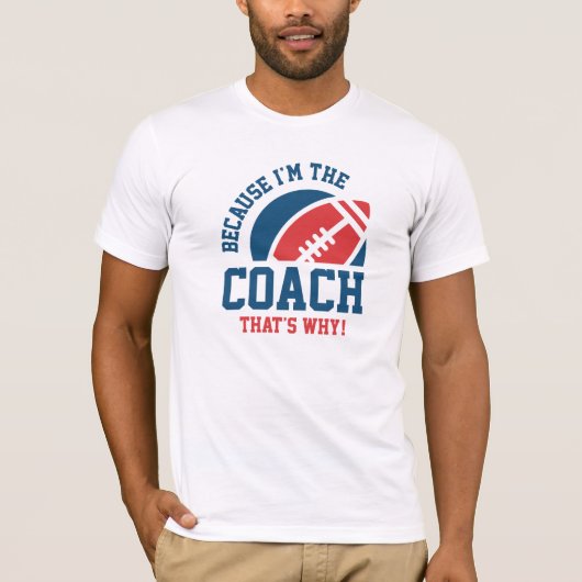 私はコーチです Tシャツ (正面)