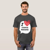 私はコーニングアーカンソー州が好き Tシャツ (正面フル)