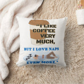 私はコーヒーがとても好きだ クッション (ブランケット)