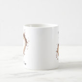 私はコーヒーが大好きだが、最初のコーヒー、ハートの形、おもしろい コーヒーマグカップ (中央)