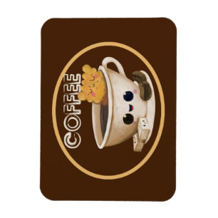 私はコーヒーが大好きです マグネット
