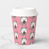 私はコーヒーが大好きで可愛い猫 紙コップ (正面)