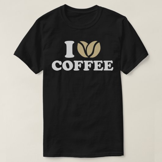 私はコーヒーが大好き4 Tシャツ (デザイン正面)