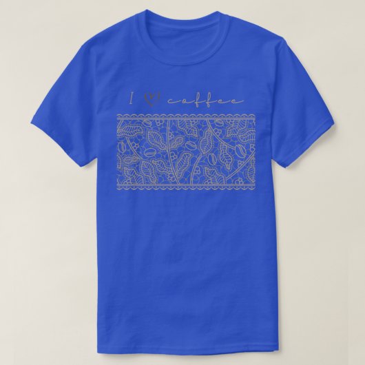 私はコーヒーが大好き6 Tシャツ (デザイン正面)