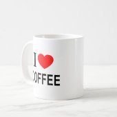 私はコーヒーが大好き コーヒーマグカップ (正面左)