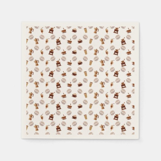 私はコーヒーが大好き スタンダードカクテルナプキン (正面)