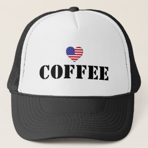 私はコーヒーが大好き™トラッカーハット キャップ