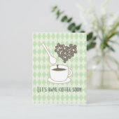 私はコーヒーが大好き ポストカード (スタンド正面)