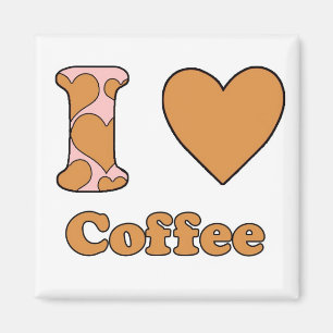 私はコーヒーが大好き マグネット