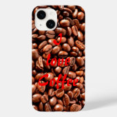私はコーヒーが大好き Case-Mate iPhoneケース (裏面)