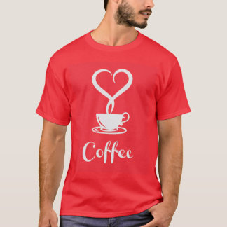 私はコーヒーが大好き Tシャツ