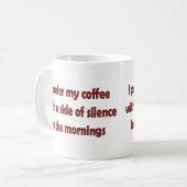 私はコーヒーが好きだ マグカップ (正面左)