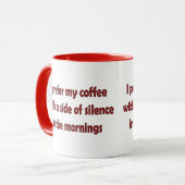 私はコーヒーが好きだ マグカップ (正面左)