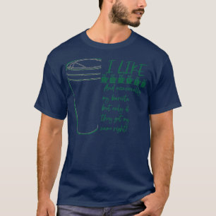 私はコーヒーが好きで、時にはバリスタが好きだ Tシャツ