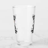 私はコーヒーが好きで、猫が強くて好き タンブラーグラス (左)