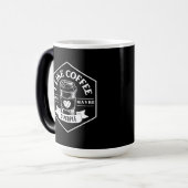 私はコーヒーが好きで、3人は2トーンのコーヒーMが好きだ モーフィングマグカップ (正面左)