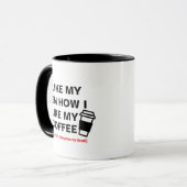 私はコーヒーが好きな人が好きだ マグカップ (正面左)