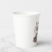 私はコーヒーとカチェットが必要だ 紙コップ (右)