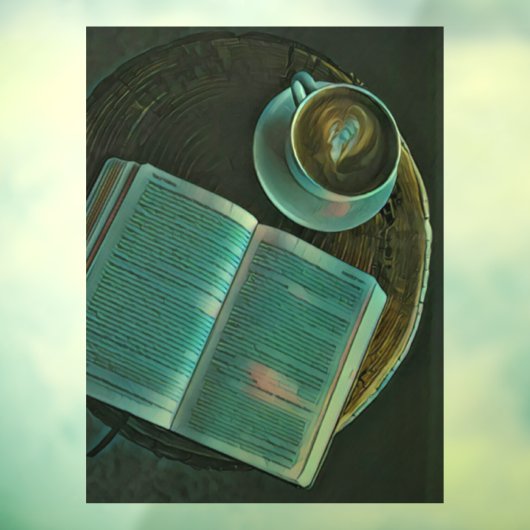 私はコーヒーと本が大好きだ ウィンドウサイン (シート3)