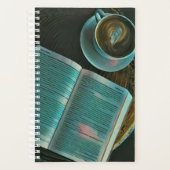 私はコーヒーと本が大好きだ プランナー手帳 (正面)