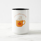 私はコーヒーと秋が大好き マグカップ (中央)