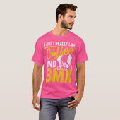 私はコーヒーとBmxがとても好きだ Tシャツ (正面フル)