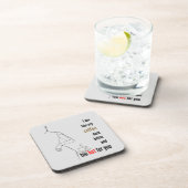 私はコーヒーのように、暗く、苦く、熱すぎる コースター (右側)