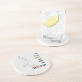 私はコーヒーのように、暗く、苦く、熱すぎる コースター (側面)