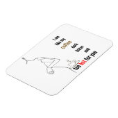 私はコーヒーのように、暗く、苦く、熱すぎる マグネット (左側)