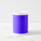 私はコーヒーの休憩を真剣に受け止める ボーンチャイナマグカップ (正面)
