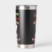 私はコーヒーの休憩を真剣に受け止める 保温保冷タンブラー (左面)