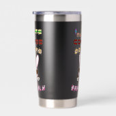私はコーヒーの休憩を真剣に受け止める 保温保冷タンブラー (右面)