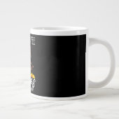 私はコーヒーの馬と悪い言葉が大好きだ ジャンボコーヒーマグカップ (右)