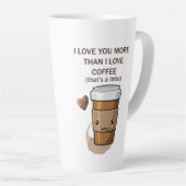 私はコーヒーよりもラテが好き カフェラテマグ (右アングル)
