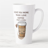 私はコーヒーよりもラテが好き カフェラテマグ (右)