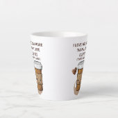 私はコーヒーよりもラテが好き カフェラテマグ (正面)