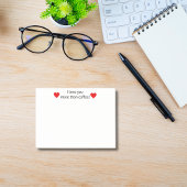 私はコーヒーよりも君の方が好きだおもしろいパーソナライズされた ポストイット