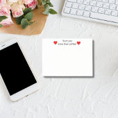 私はコーヒーよりも君の方が好きだおもしろいパーソナライズされた ポストイット