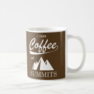 私はコーヒーをサミットに出す コーヒーマグカップ