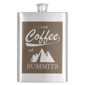 私はコーヒーをサミットに出す フラスク (正面)