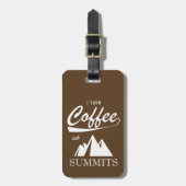 私はコーヒーをサミットに出す ラゲッジタグ (正面縦)