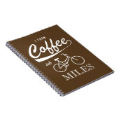 私はコーヒーをマイルに変える ノートブック (右側)