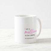 私はコーヒーを作るのに大富豪だ コーヒーマグカップ (正面右)